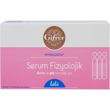 Gifrer Serum Fizyolojik 5 ml x 20 Flakon - Gifrer