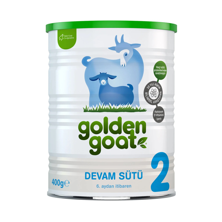 Golden Goat 2 Keçi Sütlü Devam Sütü 400 gr - Golden Goat