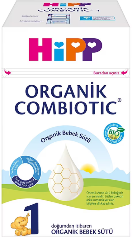 Hipp Organik Combiotic 1 Bebek Sütü 600 gr - 1