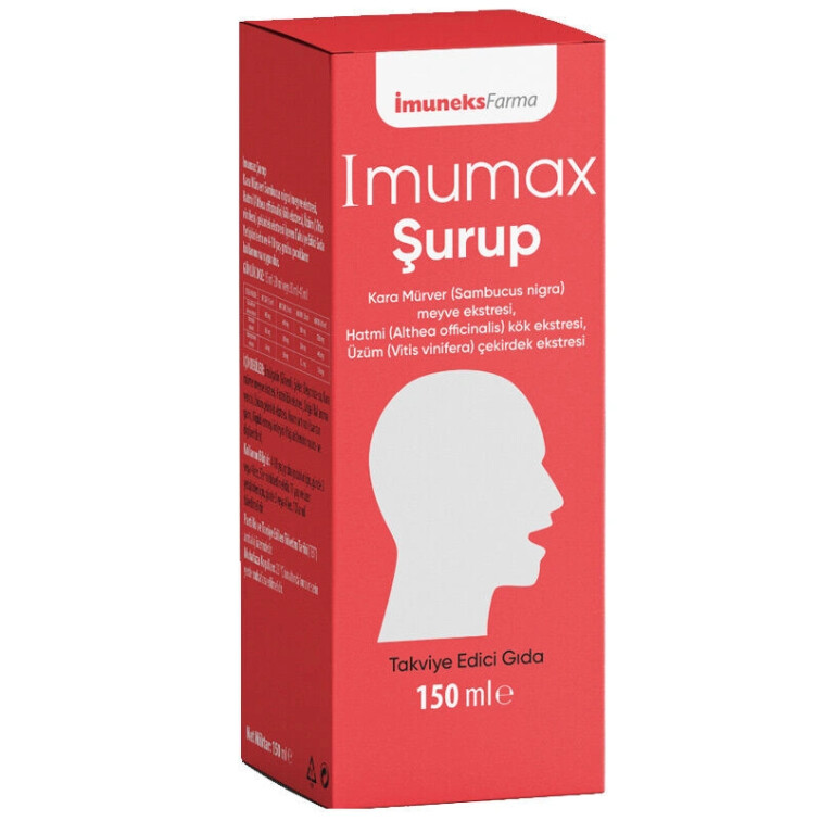 İmuneks Farma İmumax Takviye Edici Gıda Şurup 150 ml - İmuneksFarma