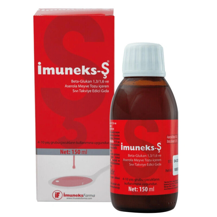 Imuneks Takviye Edici Gıda Şurup 150 ml - İmuneksFarma