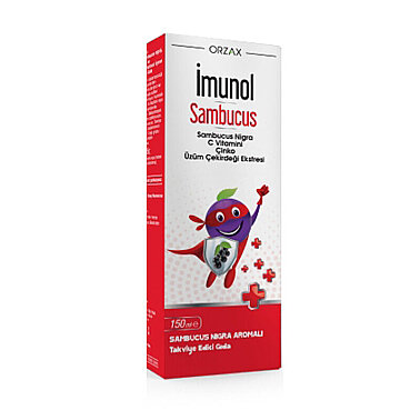 İmunol Sambucus Şurup 150 ml - Orzax Ocean