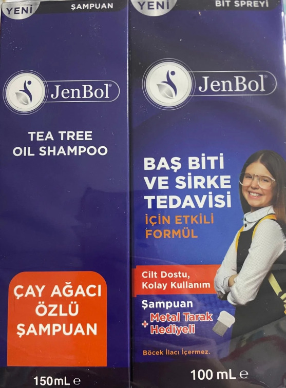 Jenbol Bit Şampuanı 150 ml + Bit Spreyi 100ml - Jenbol