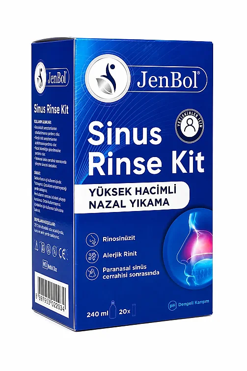 Jenbol Burun ve Sinüs Temizleme Kiti 240 ml 20'li - 1