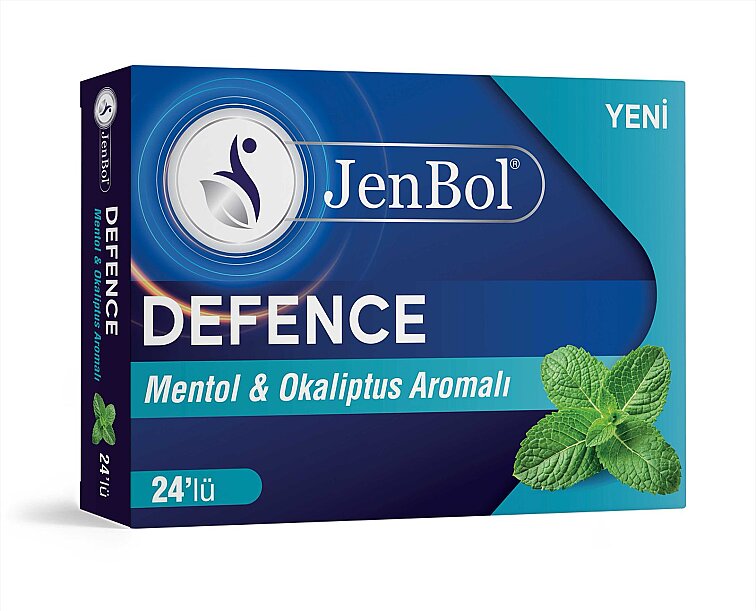 Jenbol Defence Mentol+Okaliptus Pastil 24 Drops - 1