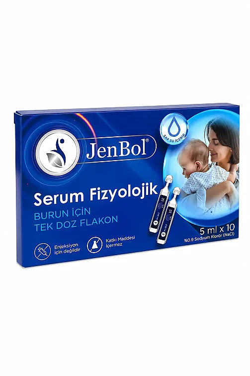 Jenbol Fizyolojik Serum 5 ml x 10 Flakon - 1