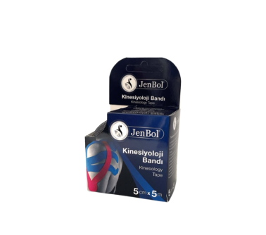 JenBol Kinesiyoloji Ağrı Bandı 5cm x 5m Siyah - Jenbol