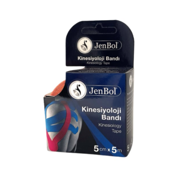 JenBol Kinesiyoloji Ağrı Bandı 5cm x 5m Turuncu - Jenbol