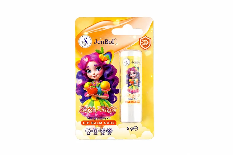 Jenbol Kids Lip Balm Dudak Bakım Kremi Tutti Frutti Spf20 5 gr - 1