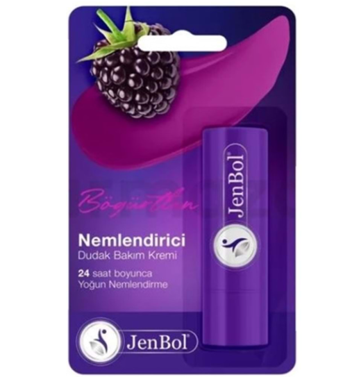 Jenbol Lip Balm Nemlendirici Dudak Bakım Kremi Böğürtlen SPF20 5 gr - 1