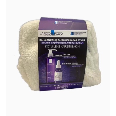 La Roche Posay Mela B3 Serum + Mela B3 Yüz Temizleme Jeli + Çanta Hediye - La Roche Posay