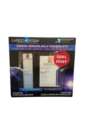 La Roche Posay Uzman Serumlarla Tanışma Kiti (HYALU B5 10 ML SERUM + MELA B3 10 ML SERUM ) - La Roche Posay
