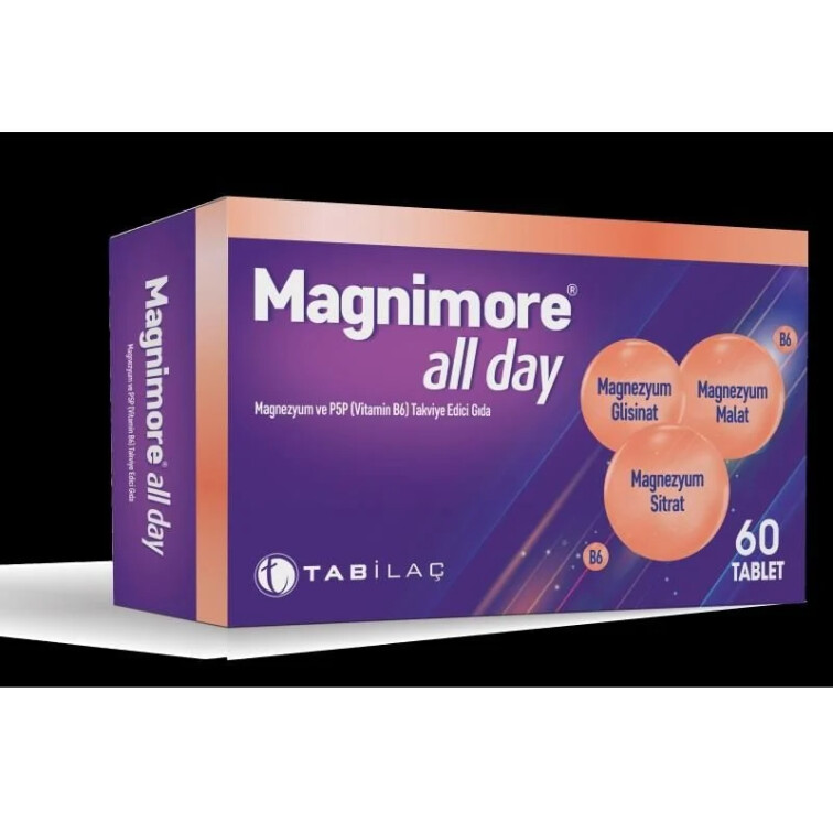 Magnimore All Day 60 Tablet - Tab İlaç
