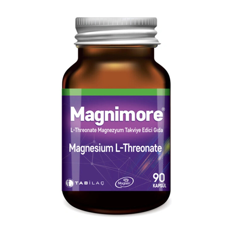 Magnimore L-Threonate Magnezyum Takviye Edici Gıda 90 Kapsül - MAGNİMORE