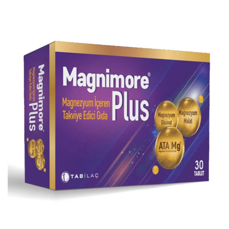 Magnimore Magnezyum İçeren Takviye Edici Gıda 30 Tablet - MAGNİMORE