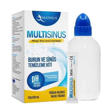 Multiplus Burun ve Sinüs Temizleme Kiti 20 x 240 ml - Multiplus