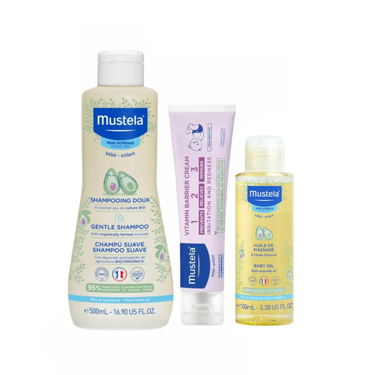 Mustela Gentle Bebek Bakım Seti - Mustela