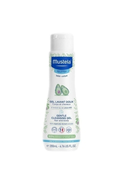 Mustela Gentle Cleansing (Dermo Cleansing) Yenidoğan Saç Vücut Şampuanı 200 ml - Mustela