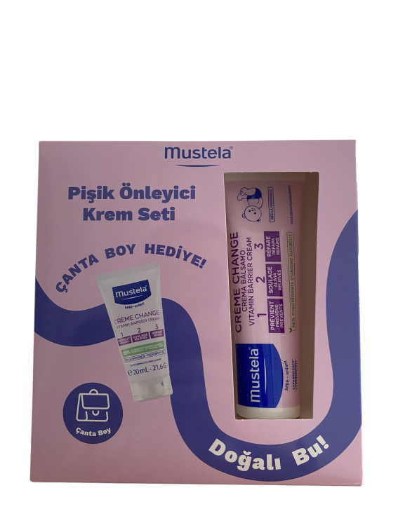 Mustela Pişik Önleyici Krem Seti 1-2-3 Etkili + Çanta Boy Hediye - 1
