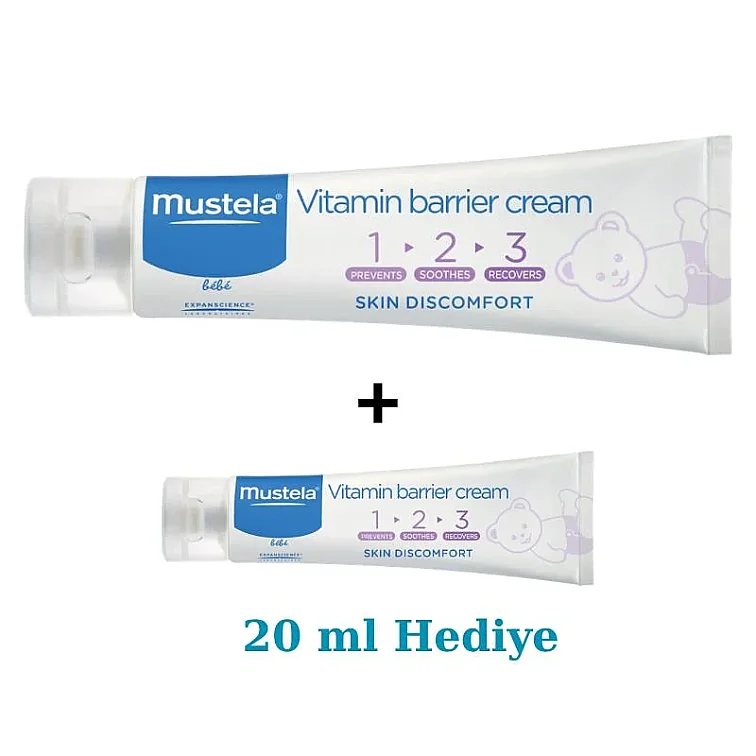Mustela Pişik Önleyici Krem Seti 1-2-3 Etkili + Çanta Boy Hediye - 2