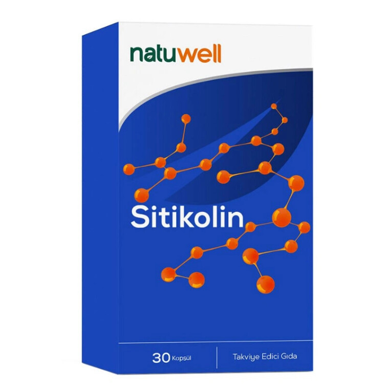 Natuwell Sitikolin Takviye Edici Gıda 30 Kapsül - natuwell