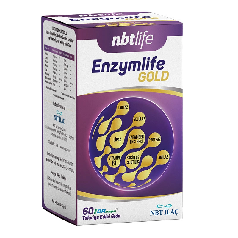 NBT Life Enzymlife Gold 60 Tablet - NBT Life