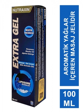 Nutraxin Extra Gel Mentol Ferahlığı Masaj Jeli 100 ml - Nutraxin