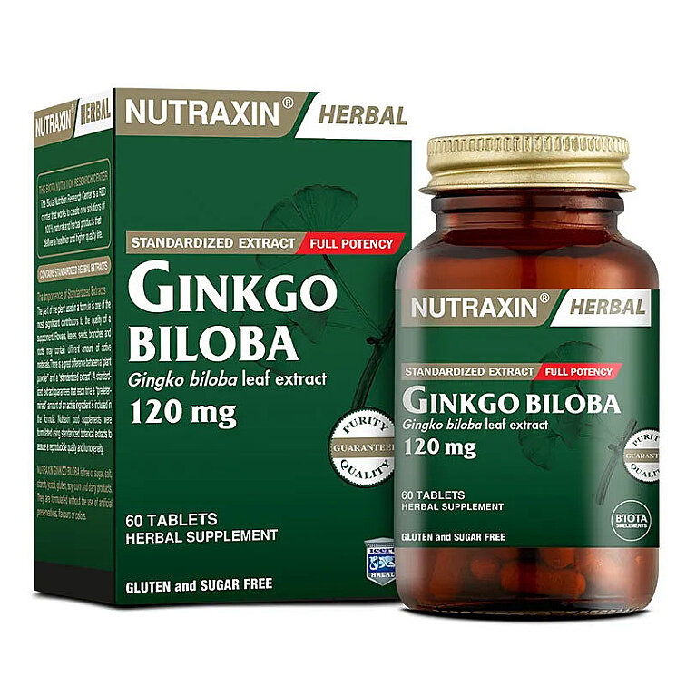 Nutraxin Ginkgo Biloba 60 Kapsül - 1