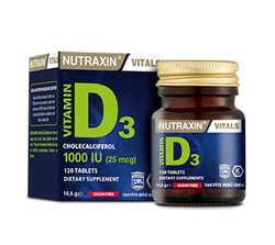 Nutraxin Vitamin D3 120 Tablet - Nutraxin