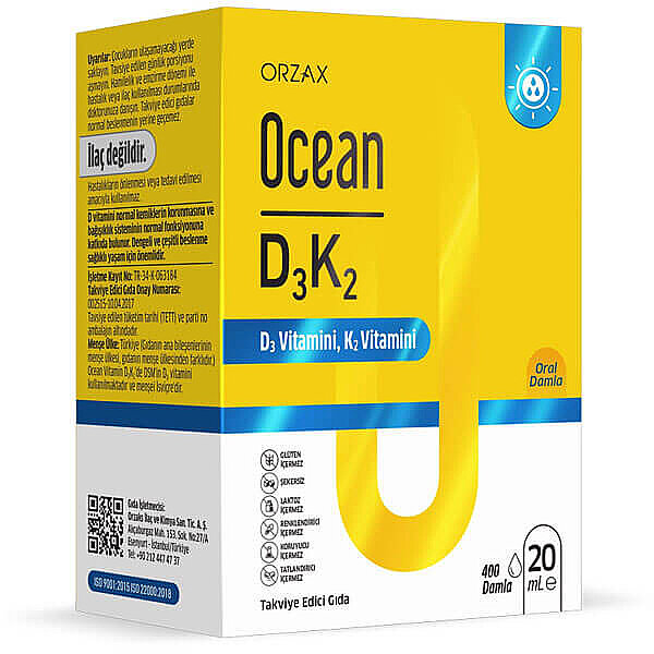 Ocean D3K2 Damla 20 ml - 1