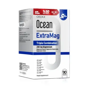 Ocean Extramag Magnezyum 90 Tablet - Orzax Ocean