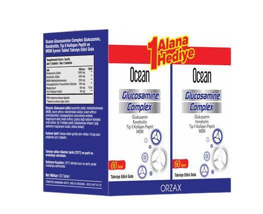 Ocean Glucosamine Complex 60 Tablet - 1 Alana 1 Hediye - 1
