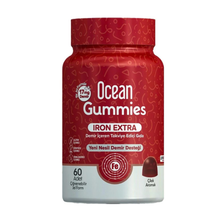 Ocean Gummies Iron 60 Jel Form - 1