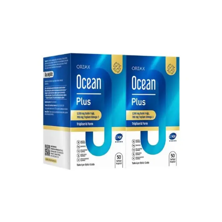 Ocean Plus 1200 mg 50+50 Softjel Kapsül - 1 Alana 1 Hediye - 1