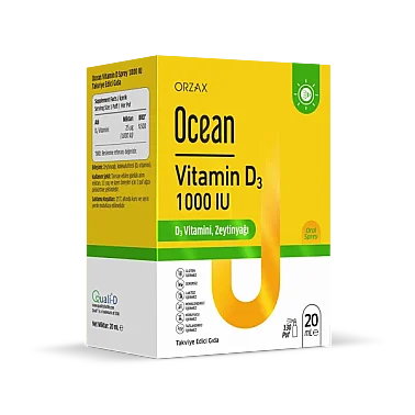 Ocean Vitamin D3 1000 IU Oral Sprey 20 ml - 