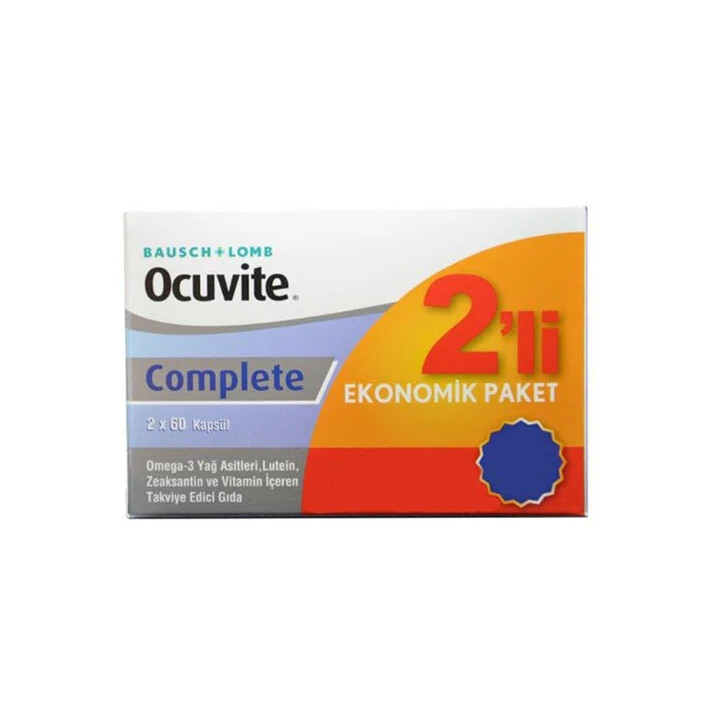 Ocuvite Complete 2 Adet Ekonomik Paket - Bausch+Lomb