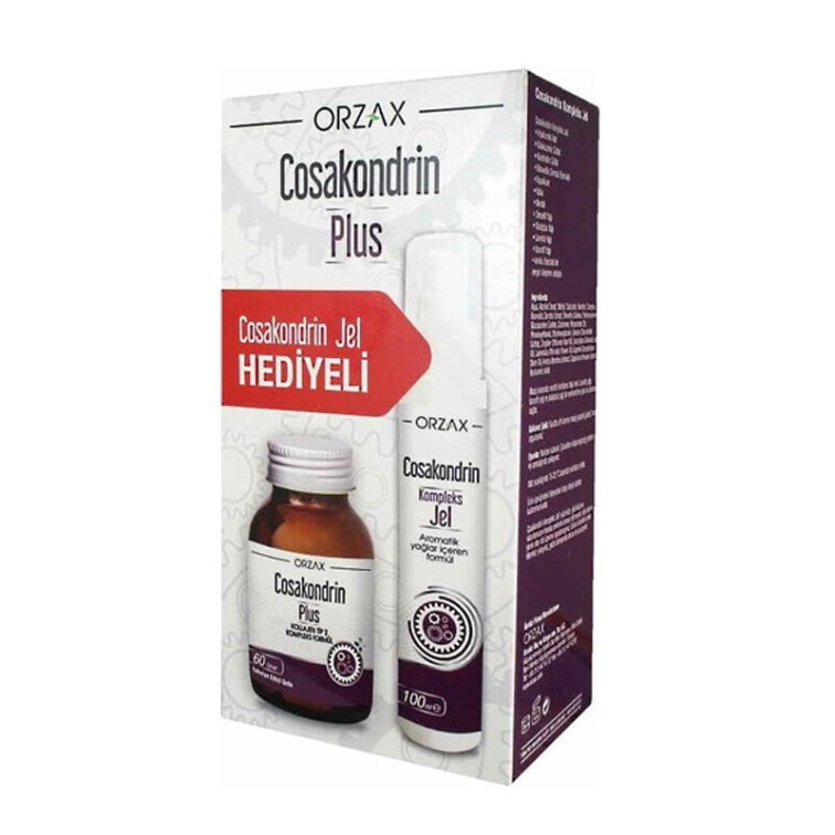 Orzax Cosakondrin Plus 60 Tablet | Cosakondrin Jel 100ml HEDİYE - Orzax Ocean