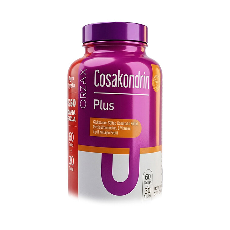 Orzax Cosakondrin Plus Takviye Edici Gıda 60+30 Tablet - 1