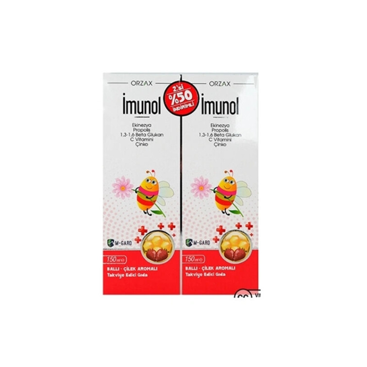 İmunol Şurup 150 ml - İkincisi %50 İndirimli - Orzax Ocean