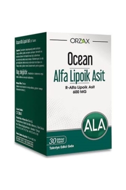 Orzax Ocean Alfa Lipoik Asit 600 mg 30 Tablet - Orzax Ocean