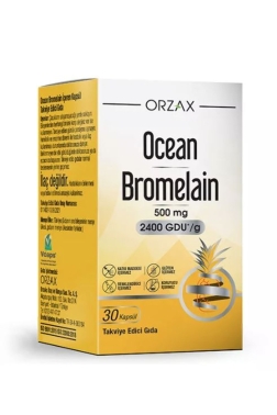 Ocean Bromelain 30 Kapsül - Orzax Ocean