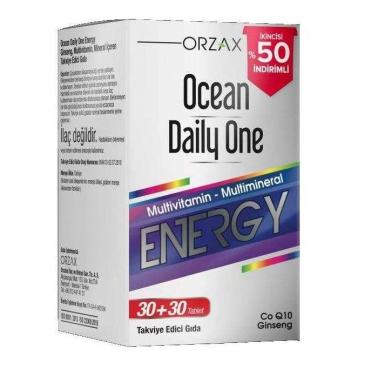 Orzax Ocean Daily One Energy 30+30 Tablet - İkincisi %50 İndirimli - Orzax Ocean