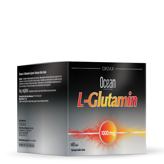 Orzax Ocean L-Glutamin 5000 Mg 60 Saşe - Orzax Ocean