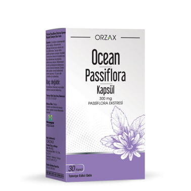Orzax Ocean Passiflora 300 mg 30 Kapsül - Orzax Ocean