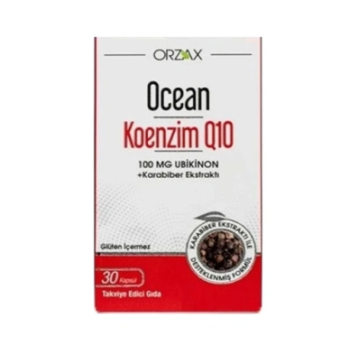 Orzax Ocean Plus Koenzım Q10 30 Kapsul - Ocean Orzax