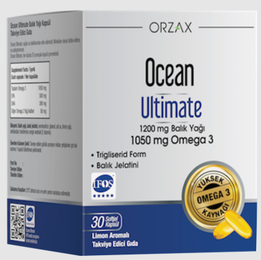 Orzax Ocean Ultimate 1050 mg Omega 3 Balık Yağı 30 Kapsül - Orzax Ocean