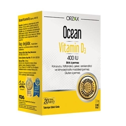 Orzax Ocean Vitamin D3 400 IU Sprey 20ml - Ocean Orzax