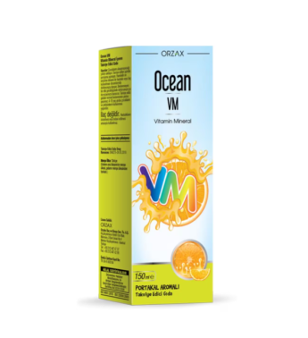 Orzax Ocean Vitamin Mineral - Portakal Aromalı 150ml - Orzax Ocean