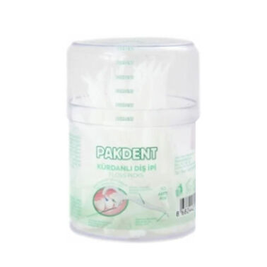 Pakdent Kürdanlı Diş İpi Silindir Kutu 50 Adet - PAKDENT