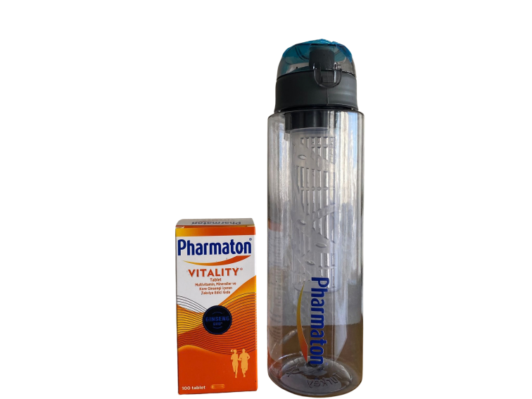 Pharmaton Vitality 100 Tablet – Su Matarası Hediyeli - 1